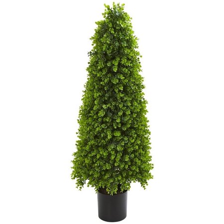 DARE2DECOR 4 in. Eucalyptus Topiary Artificial Tree DA1605484